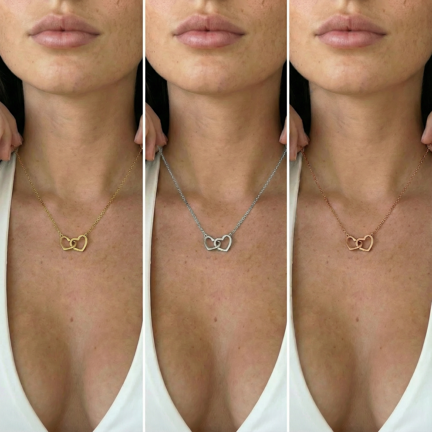 Rosa eterna con collar